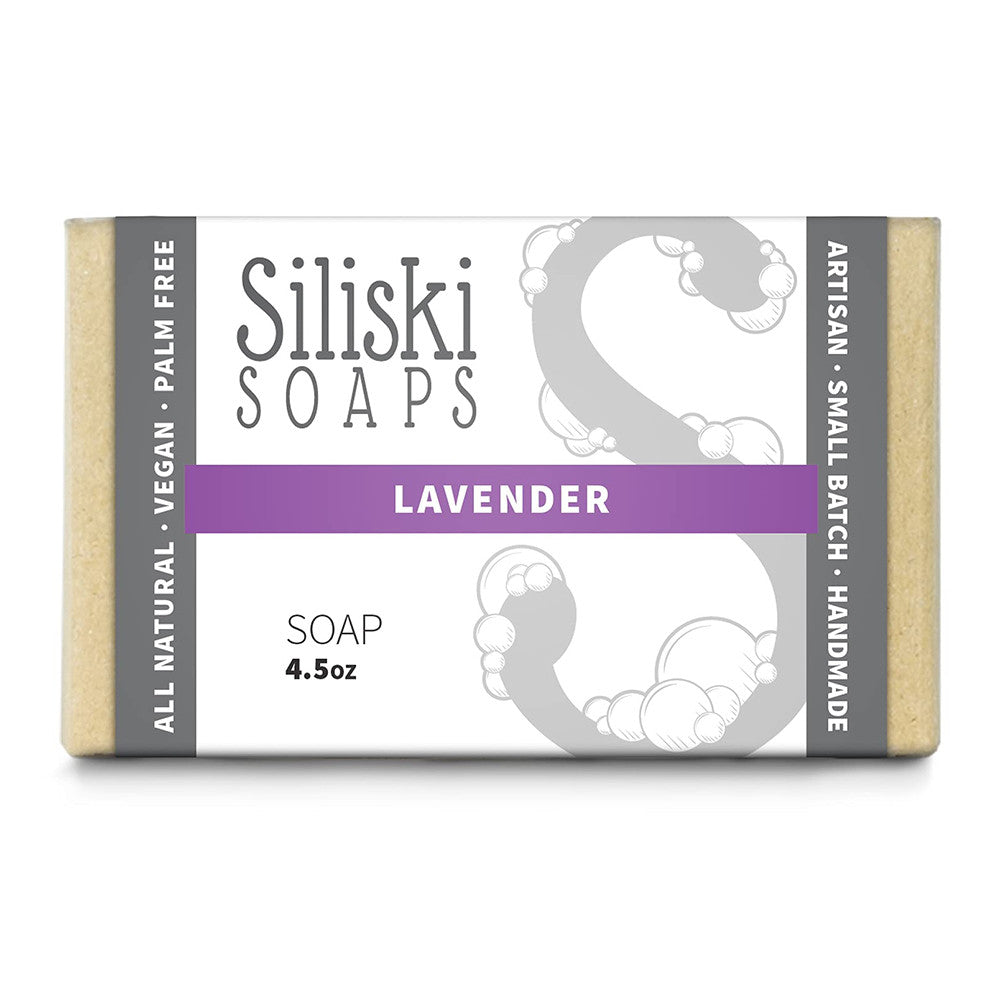 Siliski Soaps Simple Skincare, Bath Soap, Lavender, 4.5 Oz